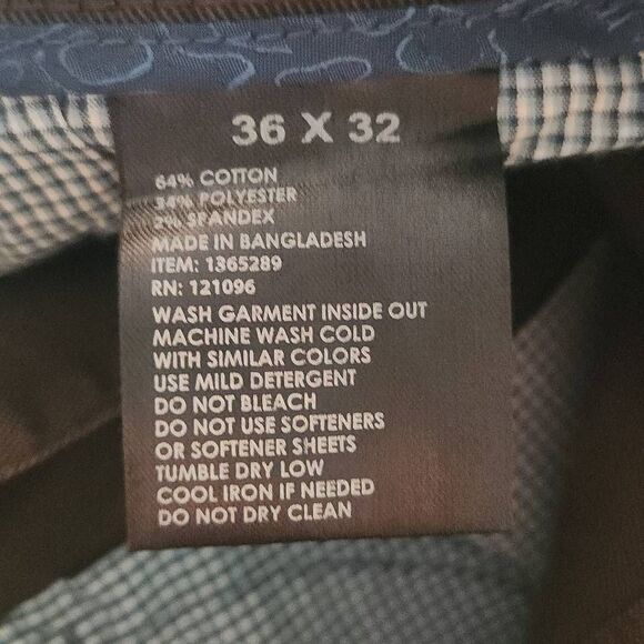 English Laundry Men's Size 36 x 32 Dark Olive Green Brown Relaxed Jeans - Picture 2 of 5